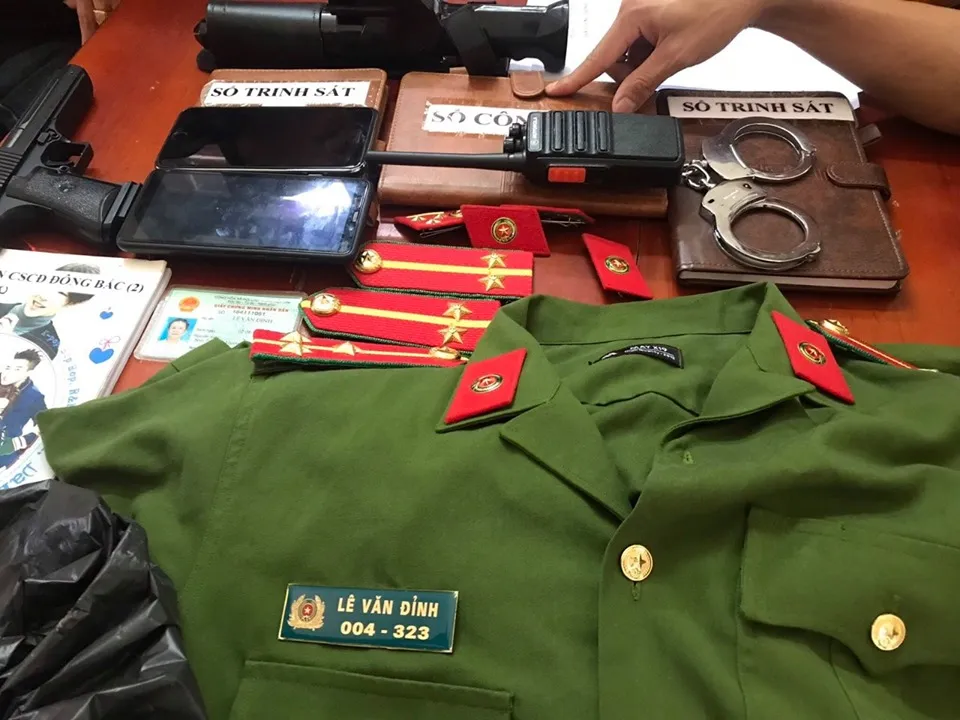 Tang vật thu giữ