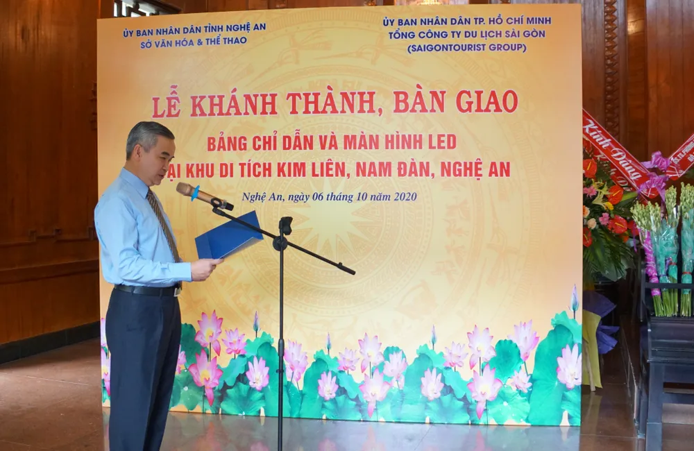 Saigontourist Group khánh thành, bàn giao 4 hạng mục đầu tư tài trợ tại Khu di tích Kim Liên ảnh 4