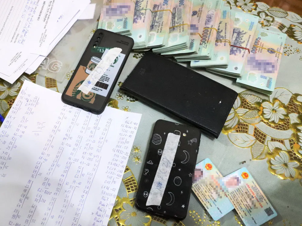 Hà Tĩnh: Triệt phá đường dây đánh bạc bằng hình thức lô đề quy mô lớn ảnh 1