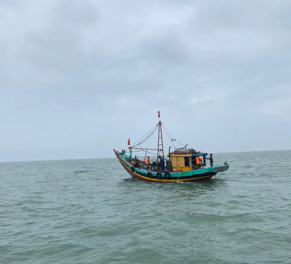 Liên tiếp phát hiện tàu giã cào khai thác hải sản trái phép  ảnh 1