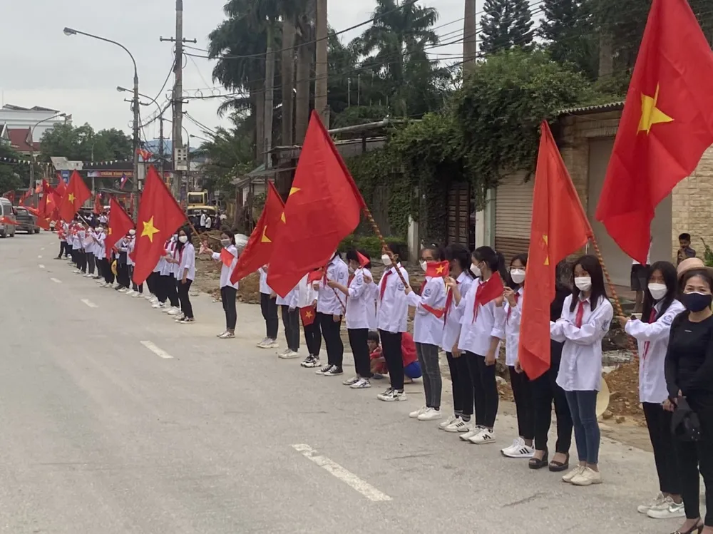 Hà Tĩnh: Truy điệu, an táng 11 hài cốt liệt sĩ hy sinh trên đất bạn Lào ảnh 10