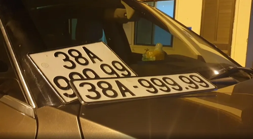 Hà Tĩnh: Xử lý chủ phương tiện ô tô gắn biển số giả “ngũ quý 9” ảnh 2