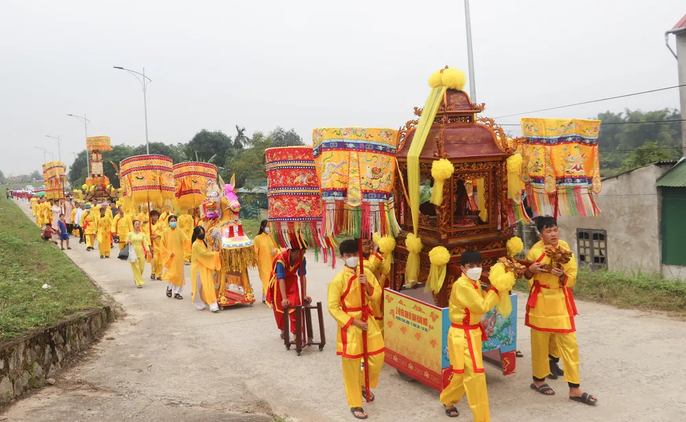 Độc đáo lễ hội đền Cả - Dinh đô quan Hoàng Mười ở Hà Tĩnh ảnh 9