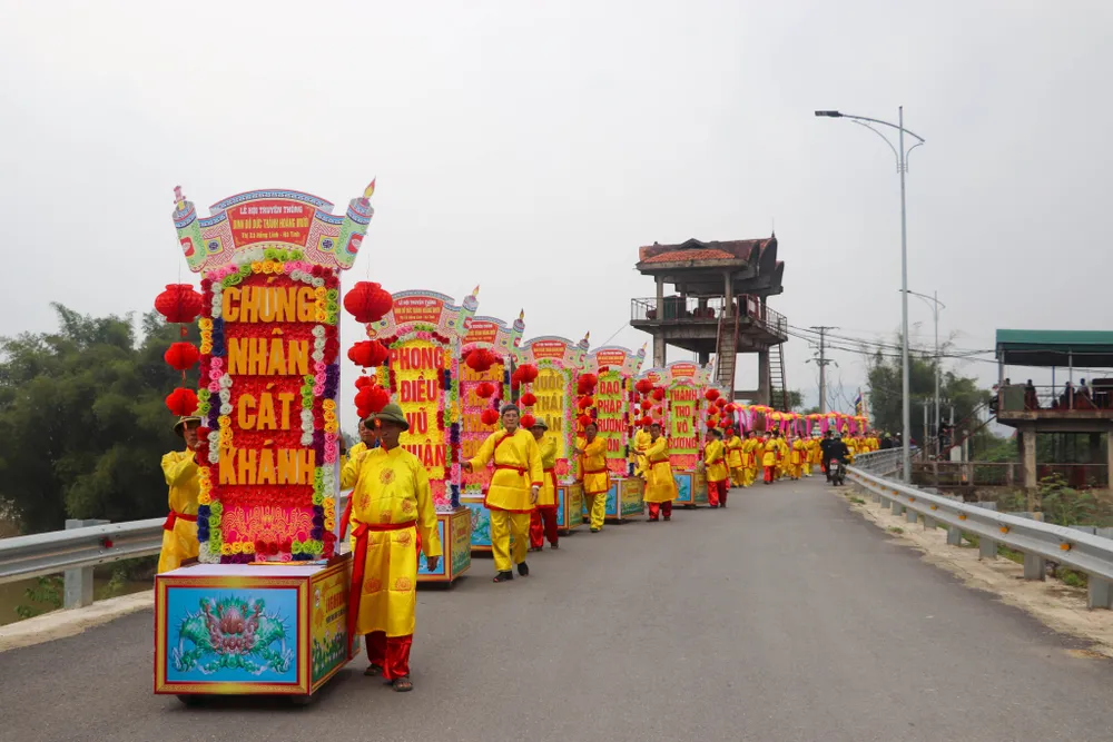 Độc đáo lễ hội đền Cả - Dinh đô quan Hoàng Mười ở Hà Tĩnh ảnh 7