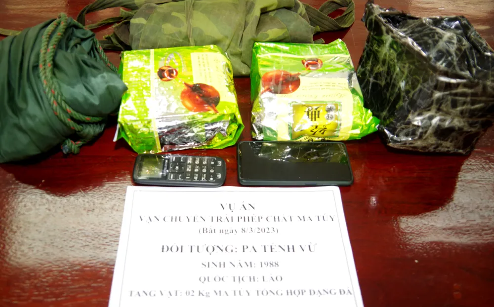 Tang vật thu giữ