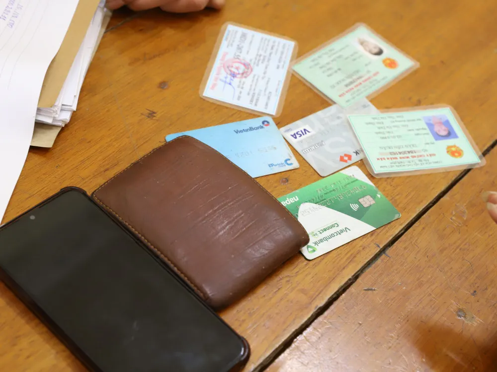 Các tang vật bị thu giữ