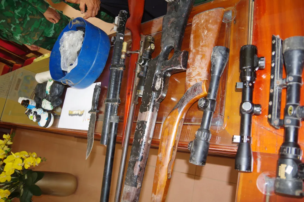 Thu giữ một số vũ khí