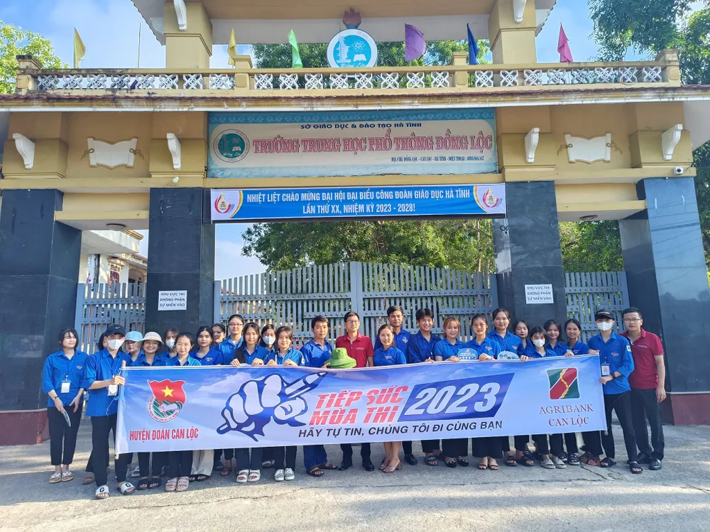 Điểm thi Trường THPT Đồng Lộc, nơi ông Ảnh tham gia kỳ thi tốt nghiệp THPT năm 2023