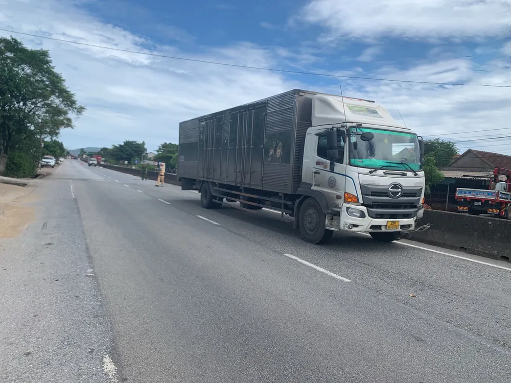 Khu vực hiện trường vụ tai nạn