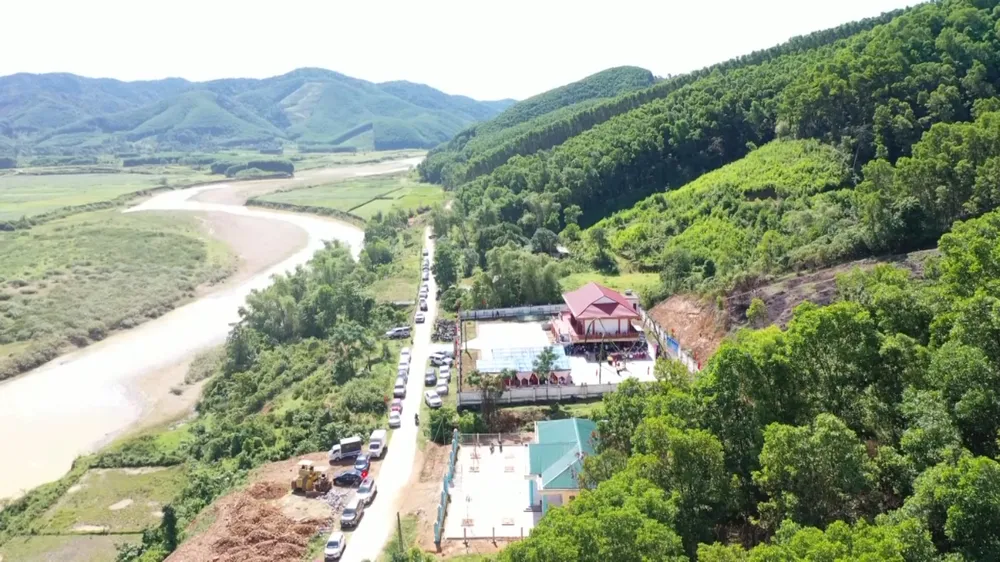 Một góc bản Rào Tre Một góc bản Rào Tre