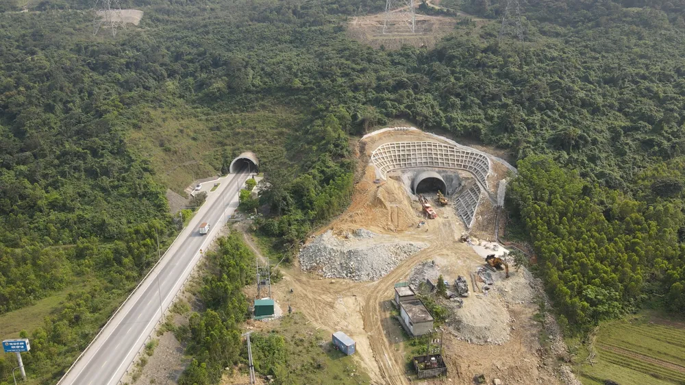 Sau khi hoàn thành, hầm Đèo Ngang sẽ có 2 ống hầm