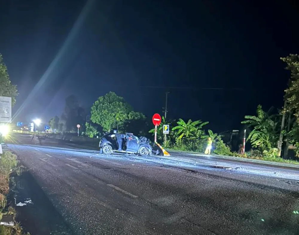 Hiện trường vụ tai nạn 