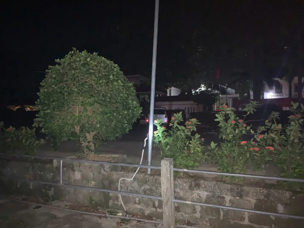 Khu vực hiện trường nơi xảy ra vụ việc