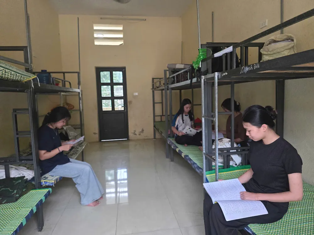 Thí sinh ở xa được bố trí ăn, ở miễn phí tại ký túc xá Trường PTDT Nội Trú -THCS Quan Sơn