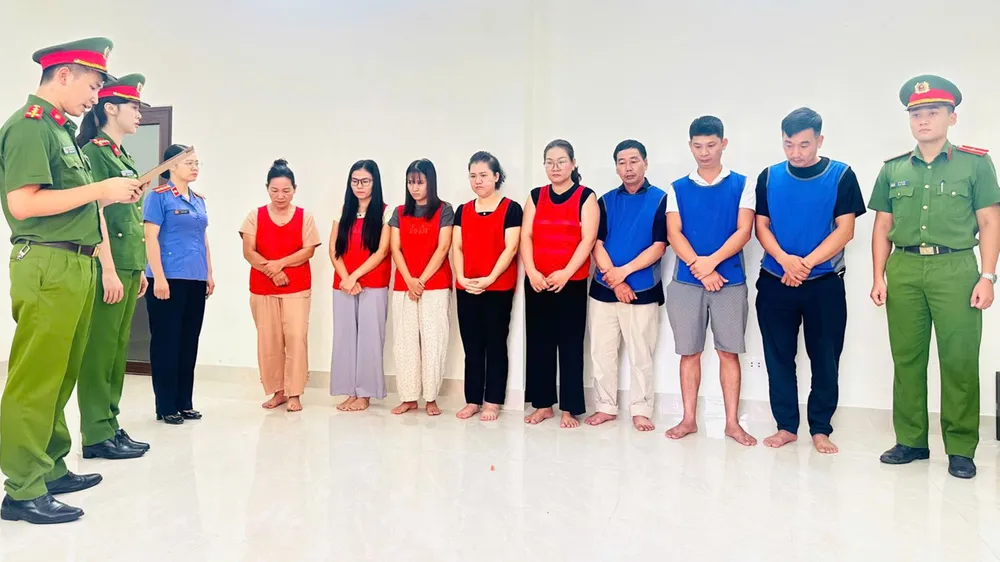 Cơ quan Cảnh sát điều tra ra quyết định khởi tố vụ án, khởi tố bị can. Ảnh: CÔNG AN TỈNH THANH HÓA