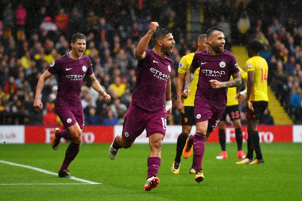 Man.City tiếp tục trình diễn năng lực siêu phàm. Ảnh: Getty Images