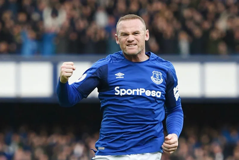 Wayne Rooney ăn mừng bàn thắng đẹp mở tỷ số. Ảnh: Getty Images 