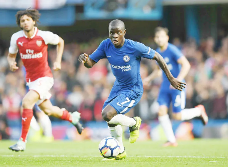 N'Golo Kante có thể phải ra sân dù chưa hoàn toàn bình phục. Ảnh: Getty Images