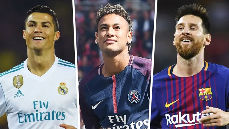 Neymar rất khó giành QBV khi còn Messi và Ronaldo. Ảnh Goal.