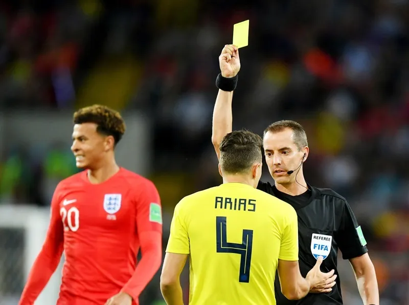 Trọng tài Geiger được cho thiên vị tuyển Anh. Ảnh: Getty Images