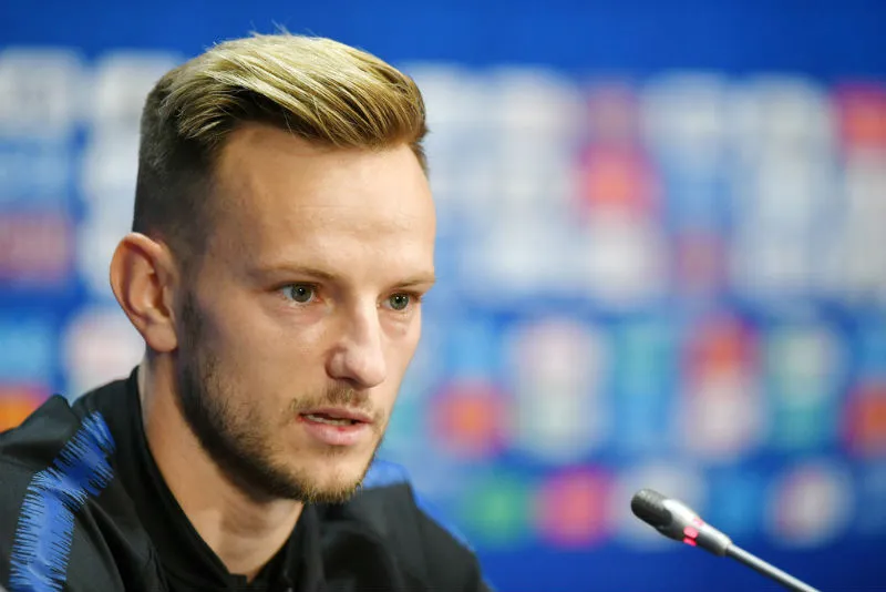 Ivan Rakitic đầy quyết tâm trong nỗ lực mang vinh quang về cho Croatia. Ảnh: Getty Images