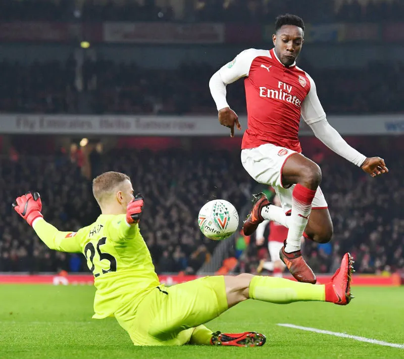 Danny Welbeck là cái tên hàng đầu phải rời Arsenal. Ảnh: Getty Images