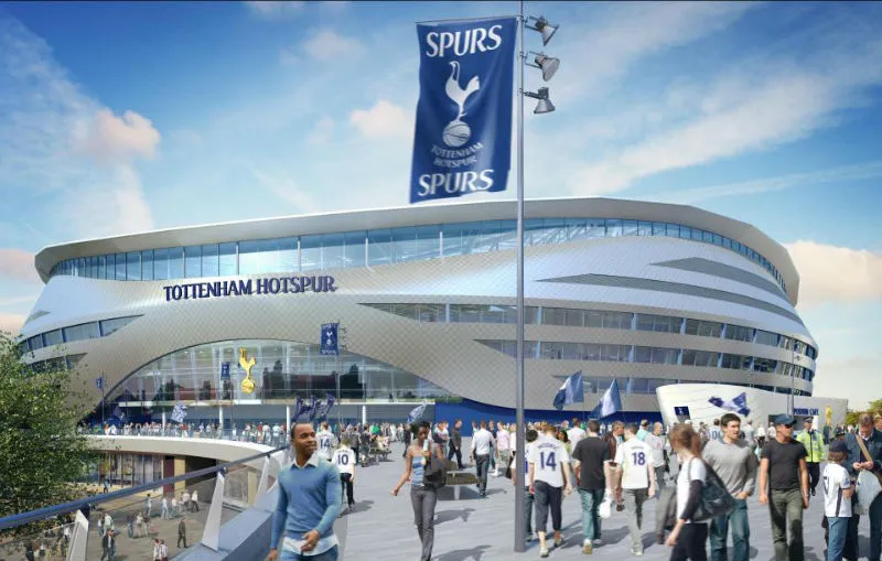 Sân vận động mới hoành tráng của Tottenham. Ảnh: Getty Images