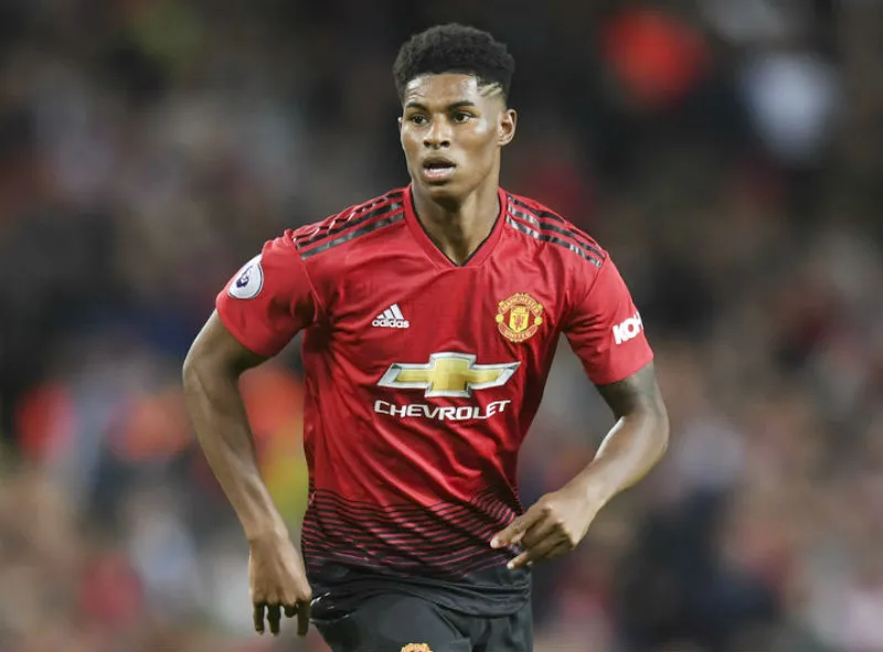 Marcus Rashford thất vọng với tình hình ở Man.United. Ảnh: Getty Images