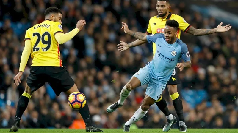 Raheem Sterling và Man.City chắc chắn sẽ hài lòng khi gặp Watford ở chung kết FA Cup. Ảnh: Getty Images 