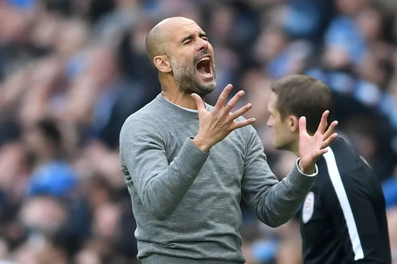 HLV Pep Guardiola mùa này một lần nữa phải chia tay Champions League trong cay đắng. Ảnh: Getty Images