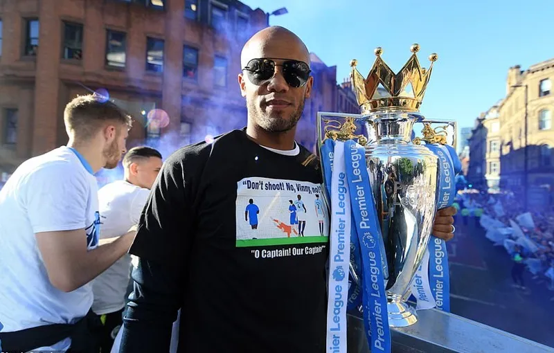 Vincent Kompany quyết định rời đi trên đỉnh cao nhất. Ảnh: Getty Images