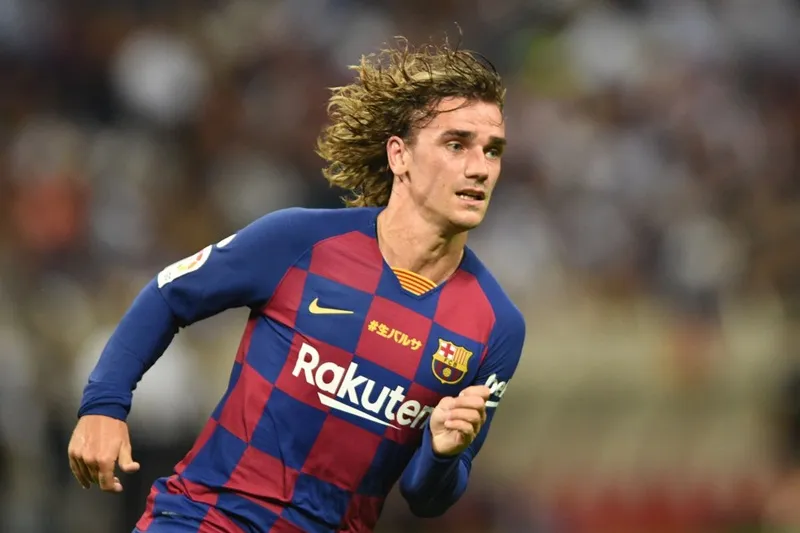 Antoine Griezmann vừa ra mắt cùng Barca, nhưng tương lai thì chưa chắc chắn. Ảnh: Getty Images