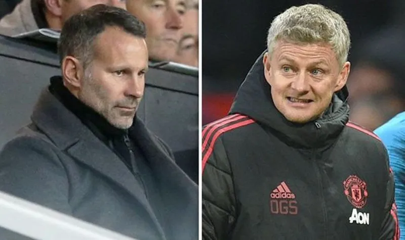 Ryan Giggs lo ngại ban lãnh đạo Man.United không đủ kiên nhẫn với Ole Gunnar Solskjaer. Ảnh: Express