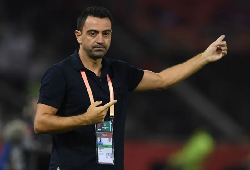 Xavi nhận thấy vẫn chưa sẵn sàng thành công cùng Barcelona trên cương vị mới. Ảnh: Getty Images 