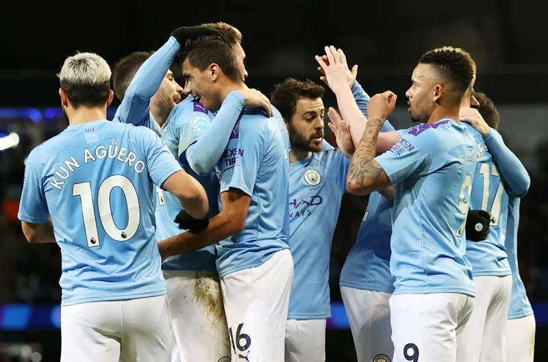 Cầu thủ Man.City vẫn tập trung vào mục tiêu chiến thắng. Ảnh: Getty Images