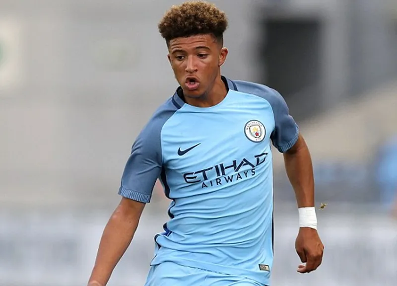 HLV Pep Guardiola tuyên bố không sẵn sàng đón lại những ai từng quyết rời bỏ CLB như Jadon Sancho. Ảnh: Getty Images