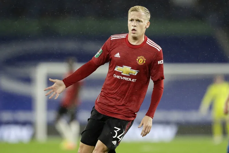 Donny van de Beek không được HLV Ole Gunnar Solskjaer tin dùng bất chấp giá trị rất cao. Ảnh: Getty Images
