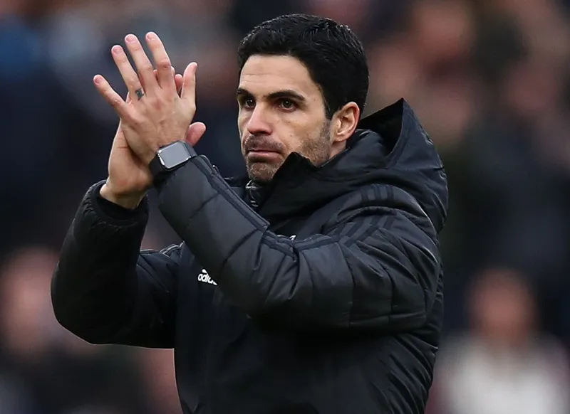 HLV Mikel Arteta sẽ phải trải qua thêm thời gian thử thách khác. Ảnh: Getty Images 