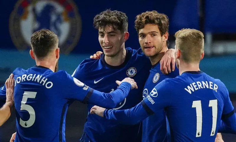 Kai Havertz đang hồi sinh cùng với đà tiến của Chelsea. Ảnh: Getty Images