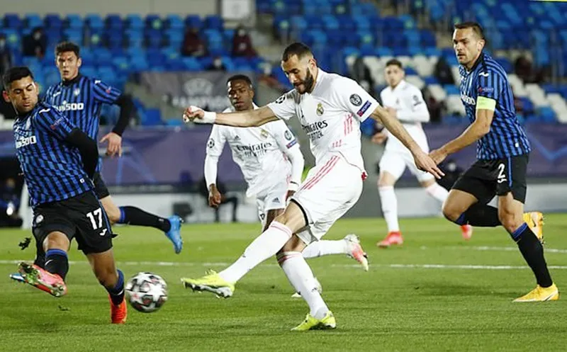 Karim Benzema đã tiếp tục chuỗi trận ghi bàn ấn tượng. Ảnh: Getty Images 