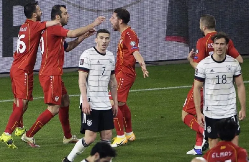 Tuyển Đức tiếp tục thể hiện sự mong manh của mình. Ảnh: Getty Images 