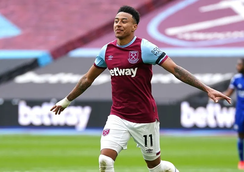Jesse Lingard tìm lại niềm vui chơi bóng trong màu áo West Ham. Ảnh: Getty Images