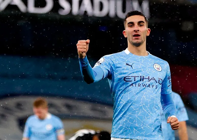 Ferran Torres chứng tỏ có thể đảm nhận nhiệm vụ ghi bàn cho Man.City. Ảnh: Getty Images