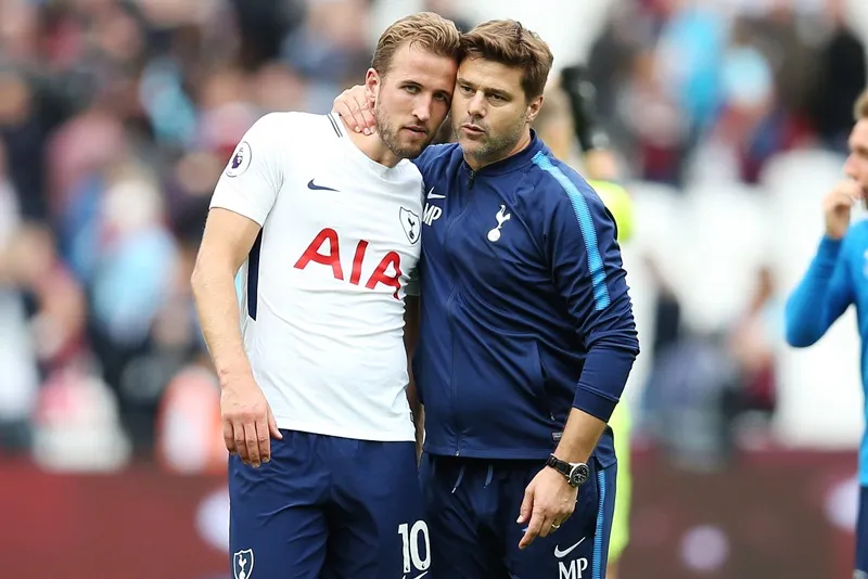 Mauricio Pochettino trở về mới hy vọng thuyết phục Harry Kane ở lại. Ảnh: Getty Images