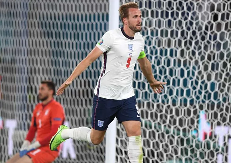 Harry Kane đã tìm lại bản năng săn bàn kể từ khi nhập cuộc vòng knock-out. Ảnh: Getty Images