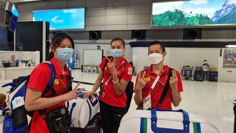Đoàn thể thao Việt Nam đã hoàn tất thủ tục đề rời Tokyo ảnh 3