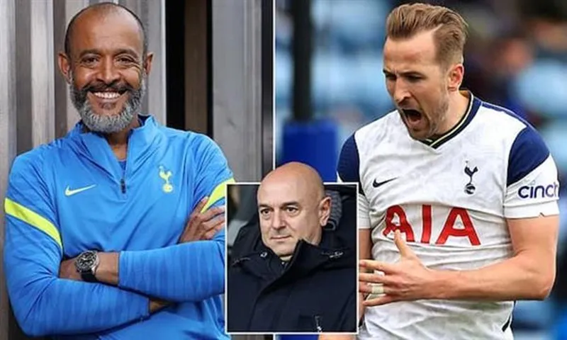 HLV Nuno Espirito Santo thừa nhận không kiểm soát được tình hình của Harry Kane.