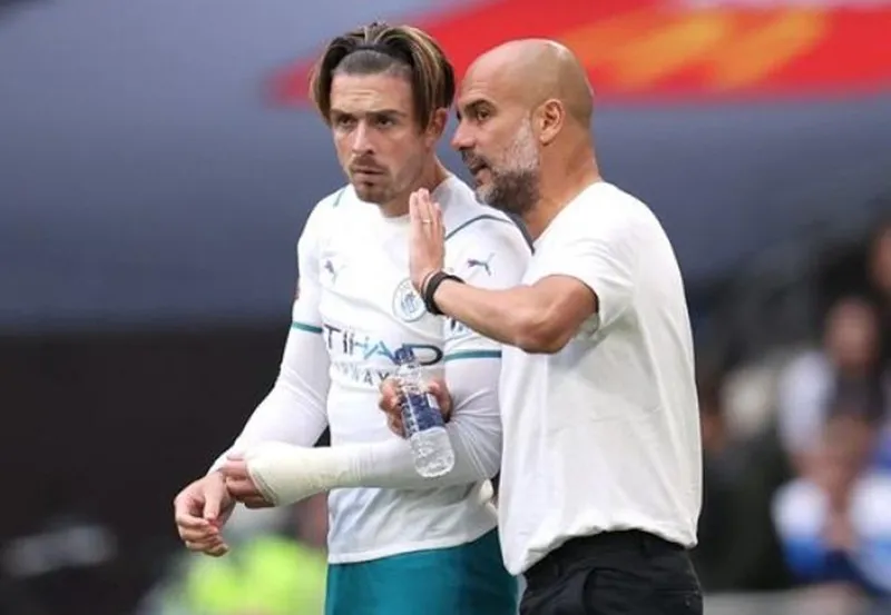 Jack Grealish tin rằng HLV Pep Guardiola có thể giúp anh phát triển tốt nhất. Ảnh: Getty Images