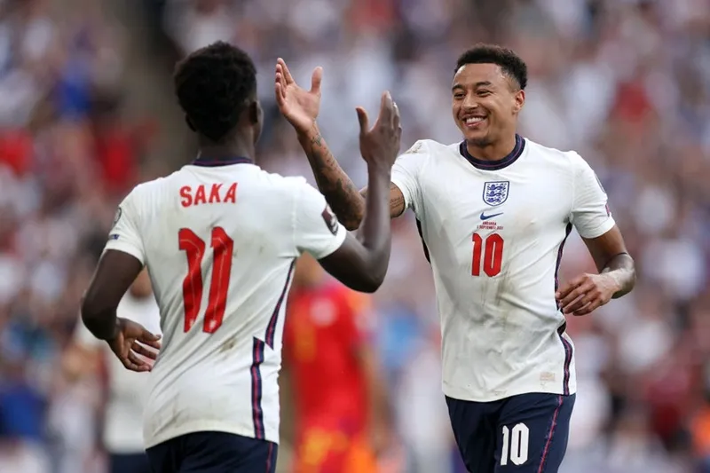 Jesse Lingard ghi cú đúp sau 2 nỗ lực kiến tạo của Bukayo Saka. Ảnh: Getty Images