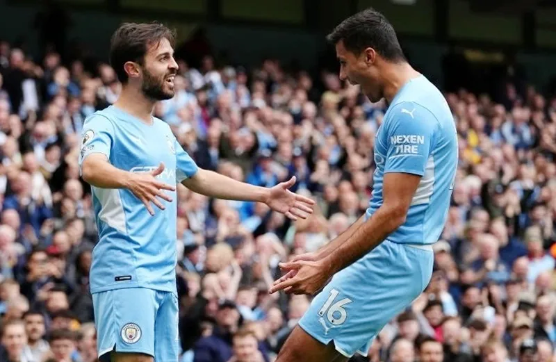 Bernardo Silva và Rodri nhận được đánh giá cao từ HLV Guardiola. Ảnh: Getty Images